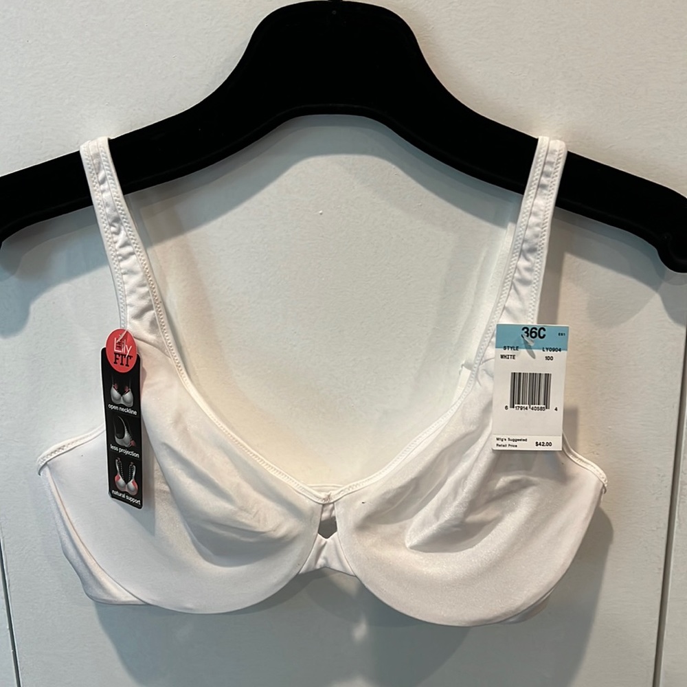 Lillyette by Bali Minimizer Underwire 36C White